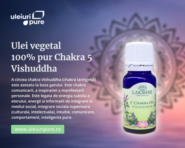 Ulei vegetal 100 % pur chakra 5 vishuddha